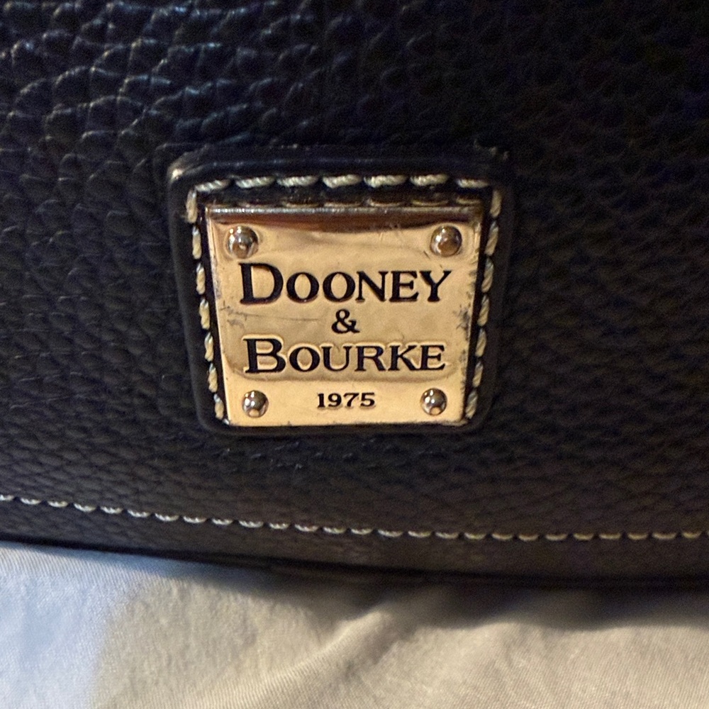 Dooney & Bourke Black Pebble Leather Crossbody - Picture 2 of 6